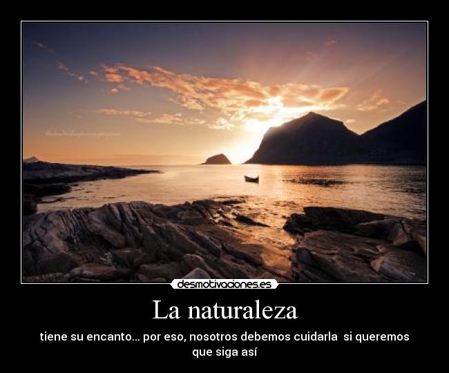 La naturaleza -