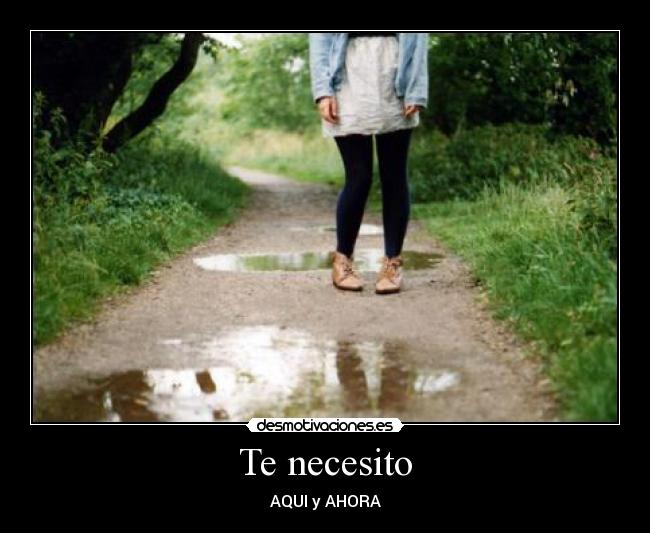 Te necesito - 