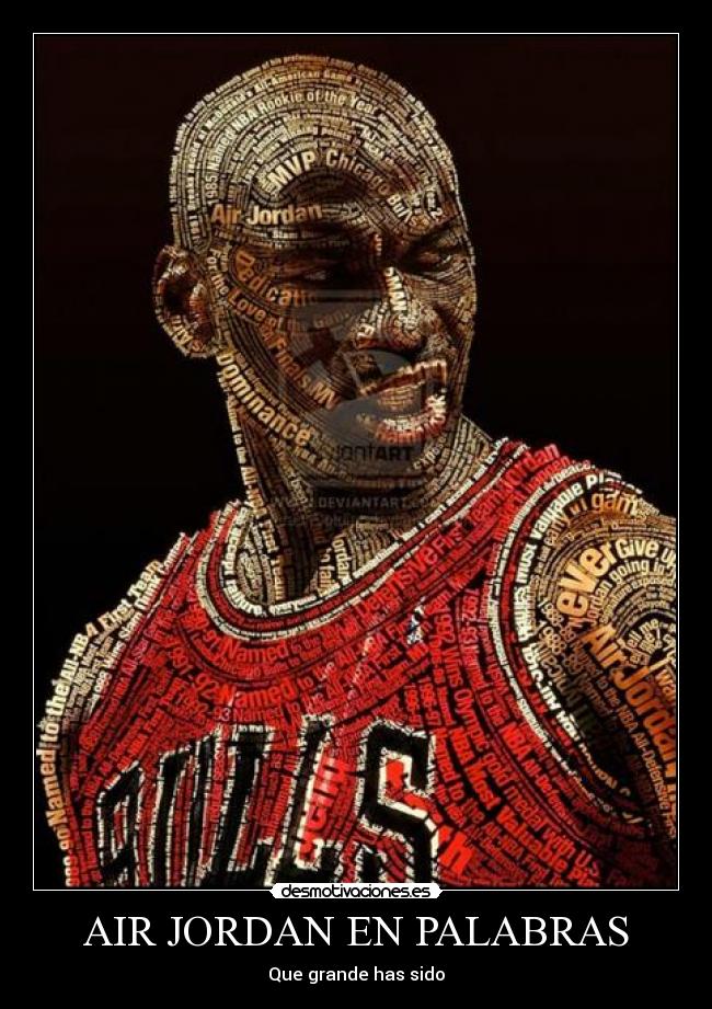 AIR JORDAN EN PALABRAS - 