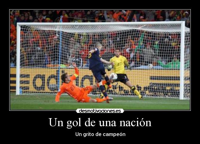 Un gol de una nación - 