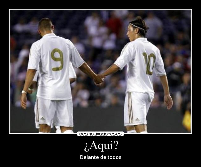 ¿Aquí? - Delante de todos