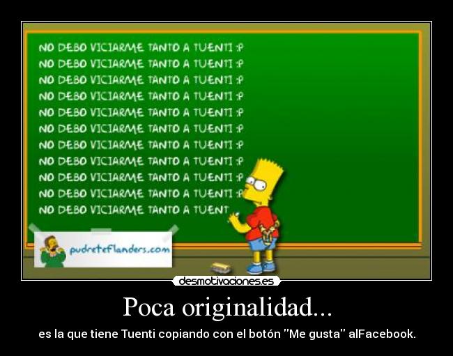 Poca originalidad... - es la que tiene Tuenti copiando con el botón Me gusta alFacebook.