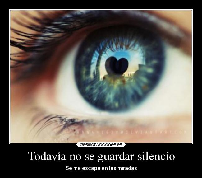 Todavía no se guardar silencio -