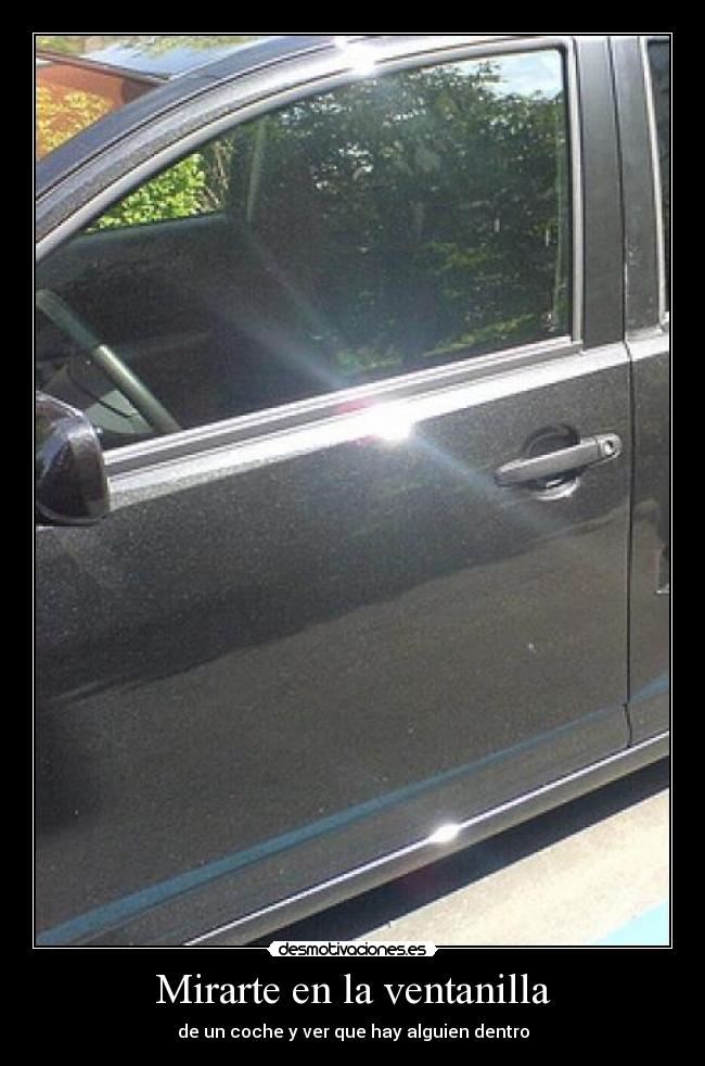 Mirarte en la ventanilla -