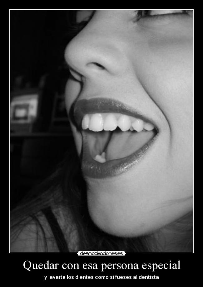 Quedar con esa persona especial -