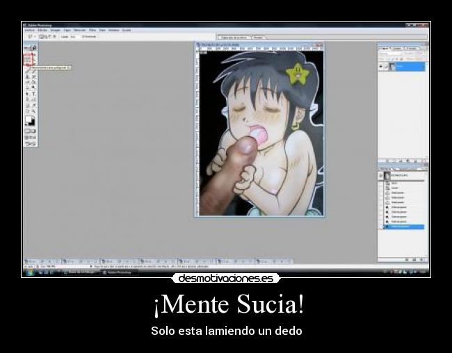 ¡Mente Sucia! - Solo esta lamiendo un dedo