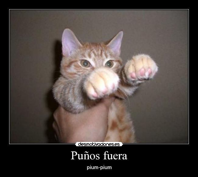 Puños fuera - pium-pium