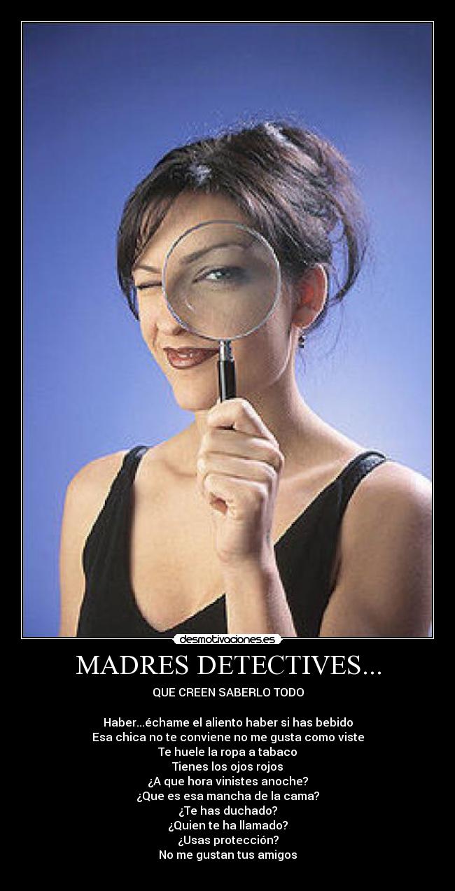 MADRES DETECTIVES... -