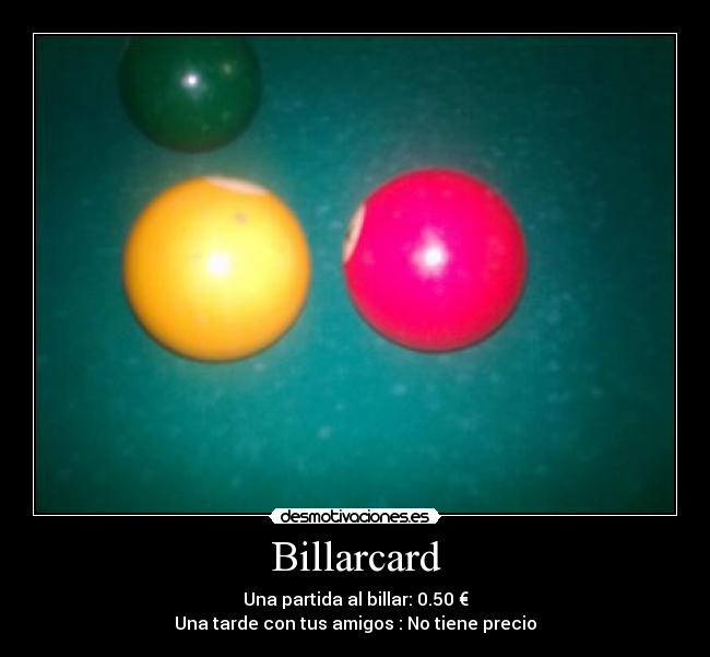 Billarcard -