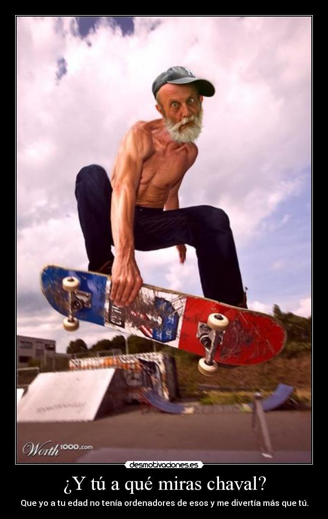¿Y tú a qué miras chaval? - 