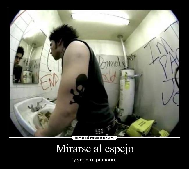 Mirarse al espejo -