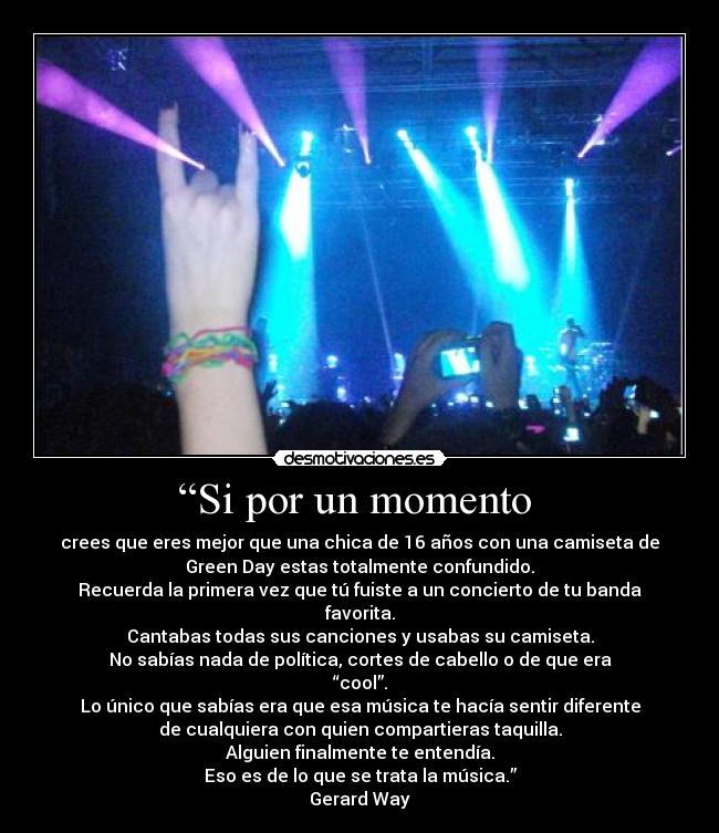 “Si por un momento  - 