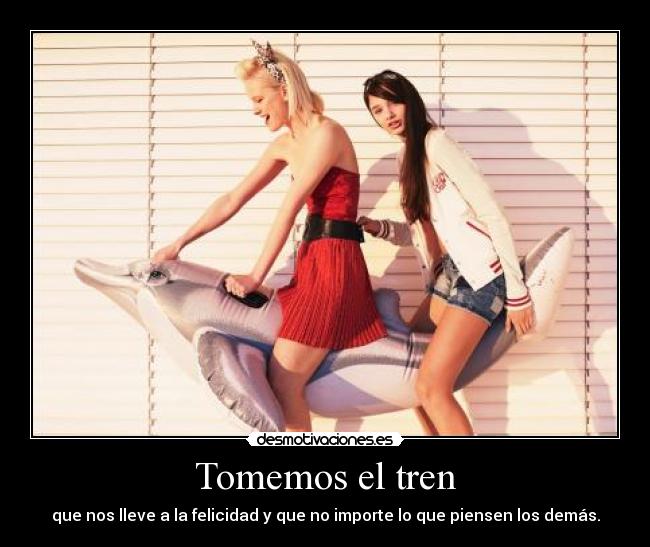 Tomemos el tren -