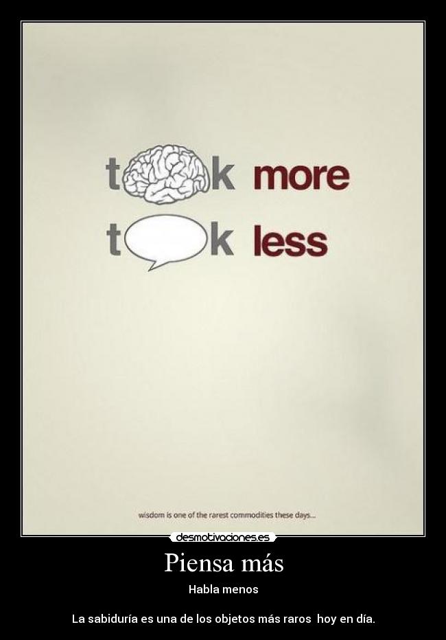 Piensa más - 