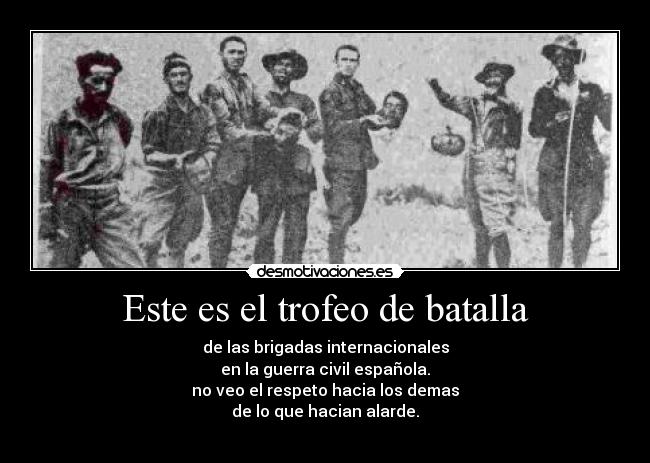 Este es el trofeo de batalla - 