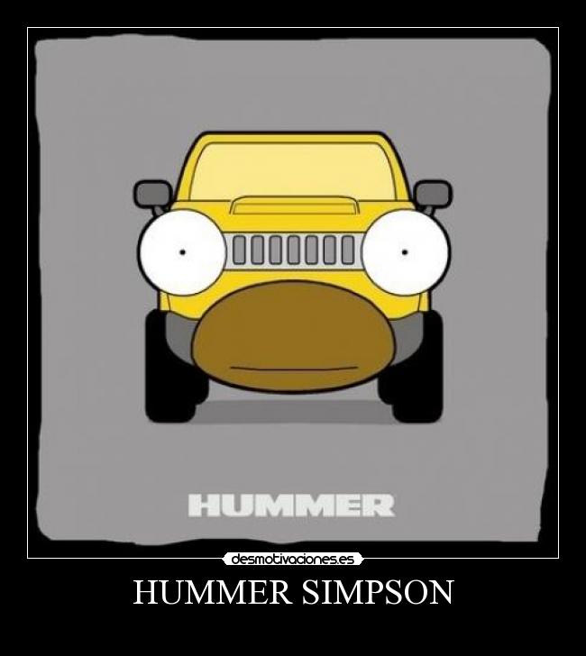 HUMMER SIMPSON -