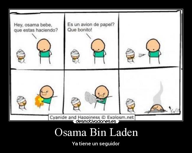 Osama Bin Laden - Ya tiene un seguidor