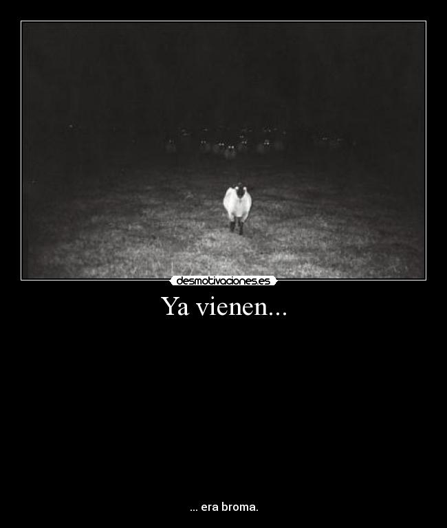 Ya vienen... - 