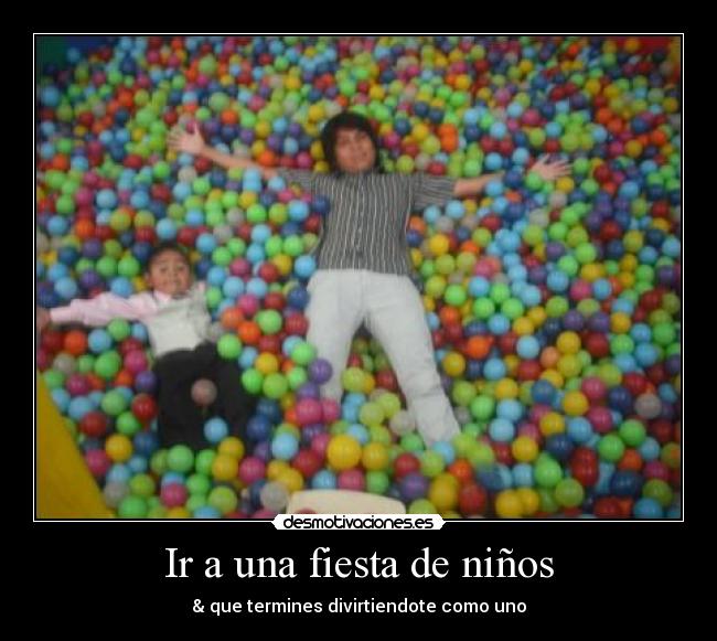 Ir a una fiesta de niños -