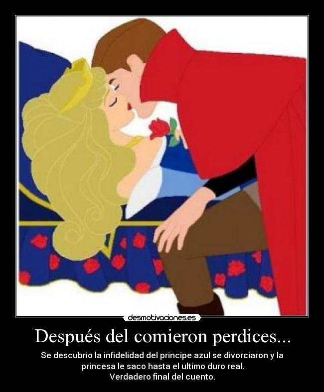 Después del comieron perdices... -