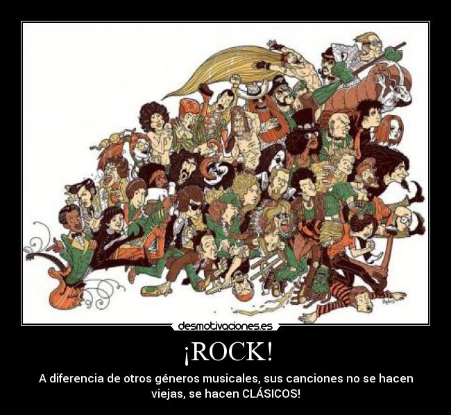 carteles rock rock desmotivaciones