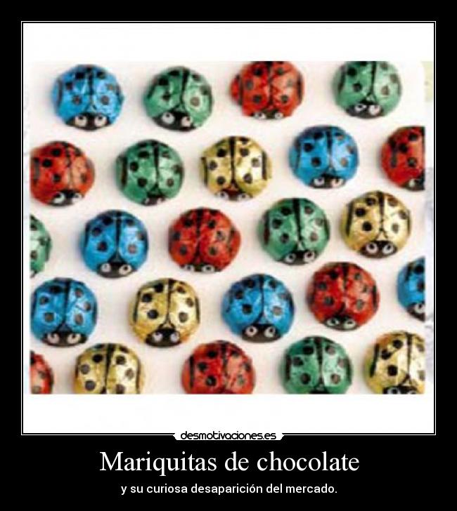 Mariquitas de chocolate - 