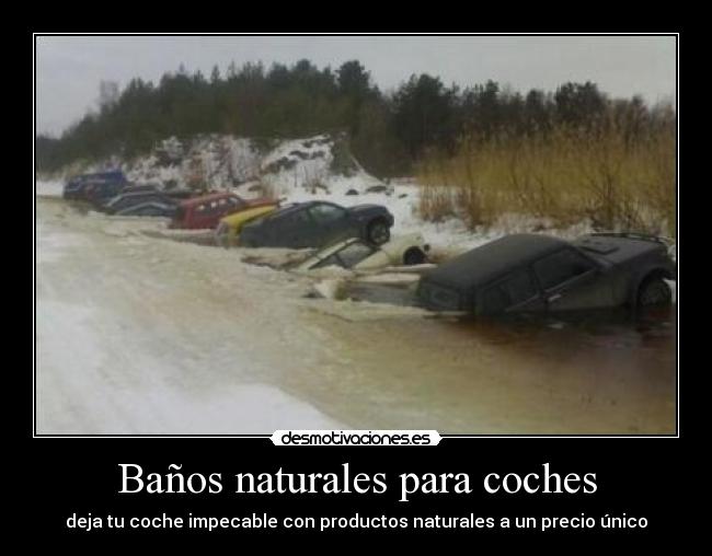 Baños naturales para coches - 