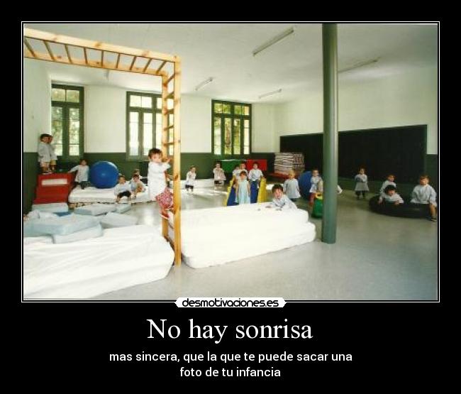 No hay sonrisa -