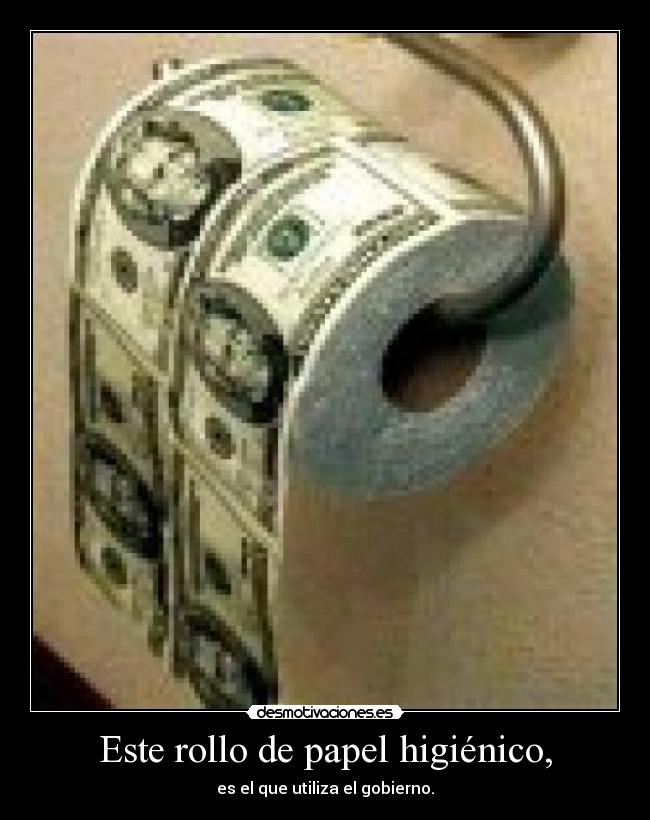 Este rollo de papel higiénico, -