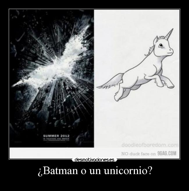 ¿Batman o un unicornio? - 