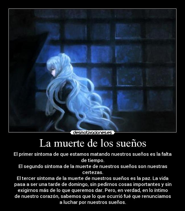 La muerte de los sueños - 