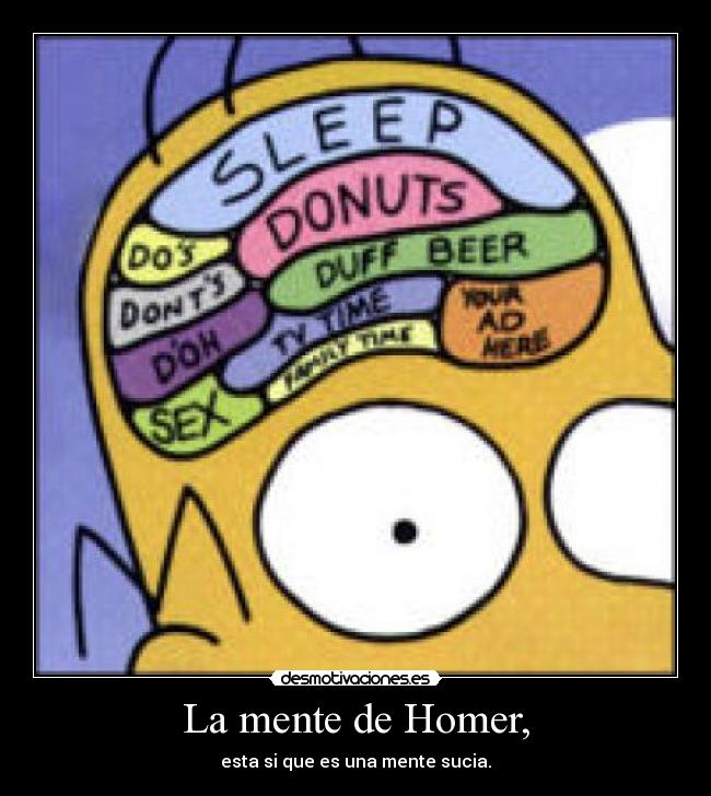 La mente de Homer, -