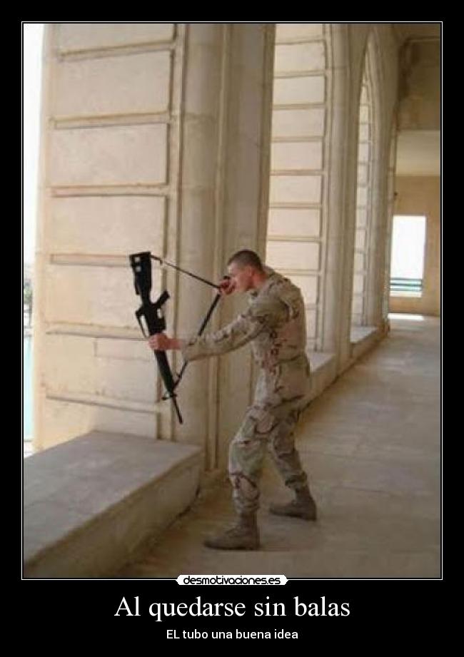 Al quedarse sin balas - 