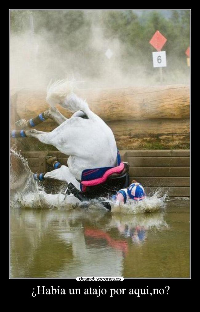 ¿Había un atajo por aqui,no? -