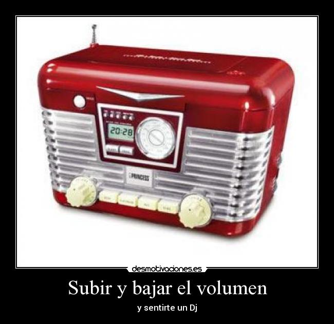 Subir y bajar el volumen -