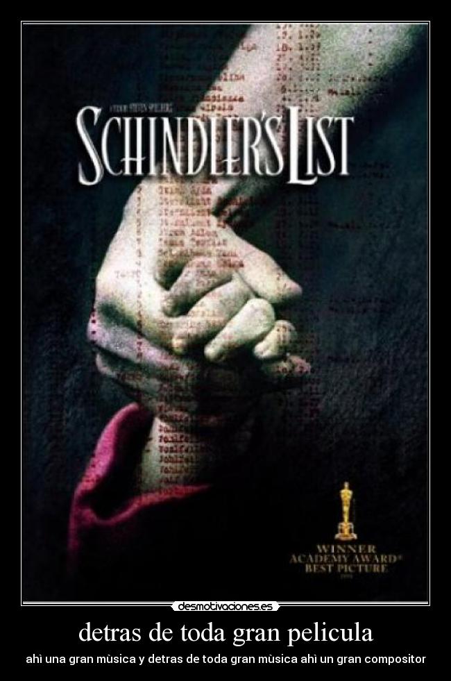 detras de toda gran pelicula - ahì una gran mùsica y detras de toda gran mùsica ahì un gran compositor