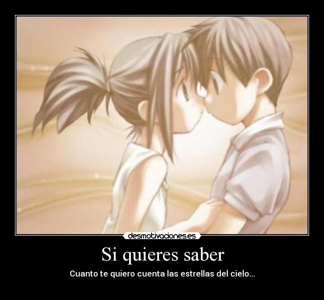Si quieres saber -