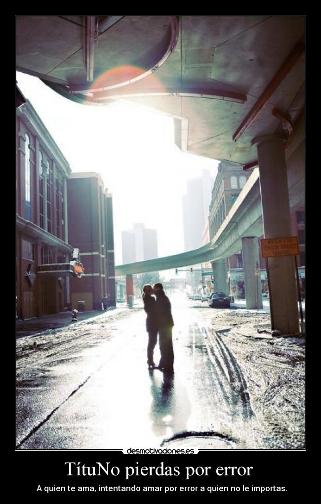 TítuNo pierdas por error -