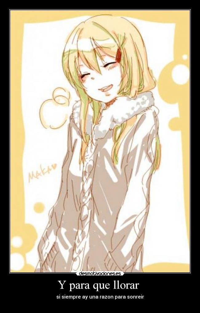 Y para que llorar  - 