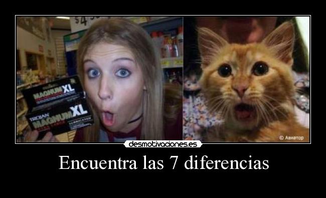 Encuentra las 7 diferencias -