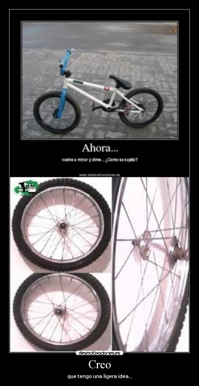 Creo - que tengo una ligera idea...