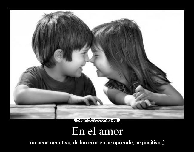 En el amor -