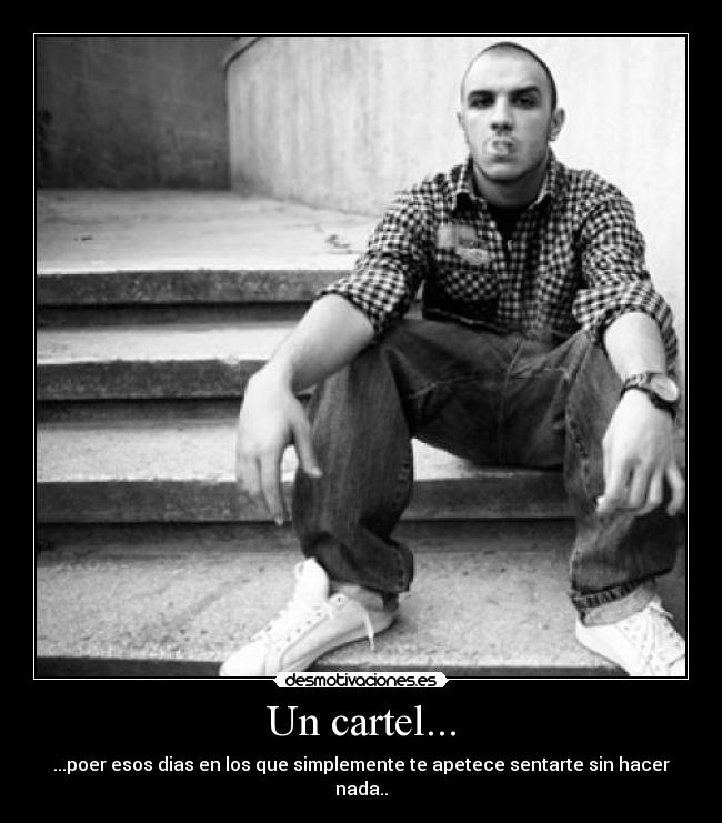 Un cartel... - 