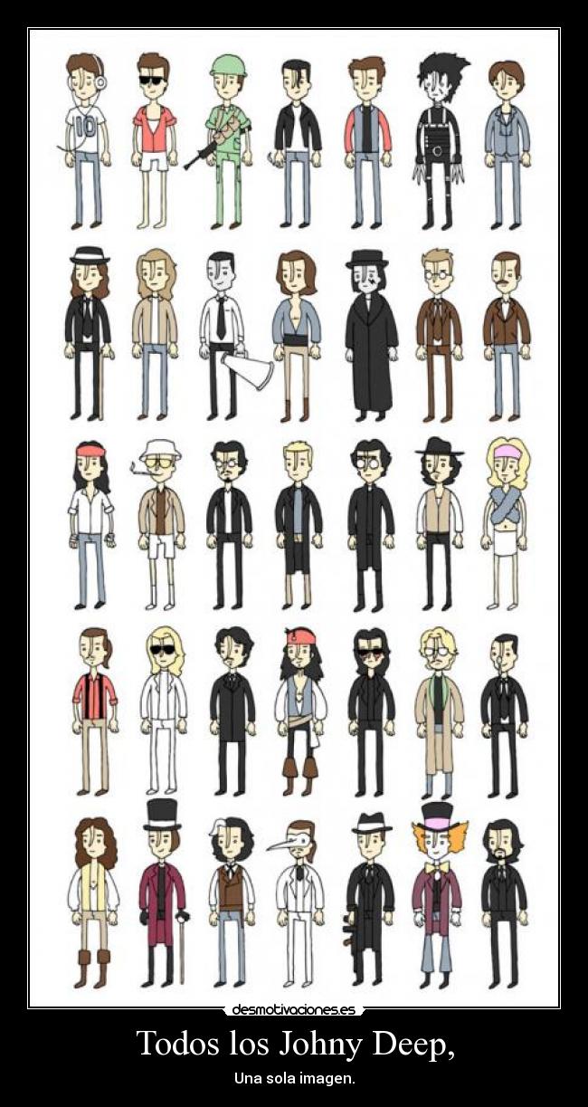 Todos los Johny Deep, - 