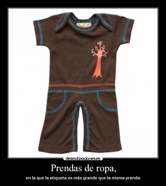 Prendas de ropa, -