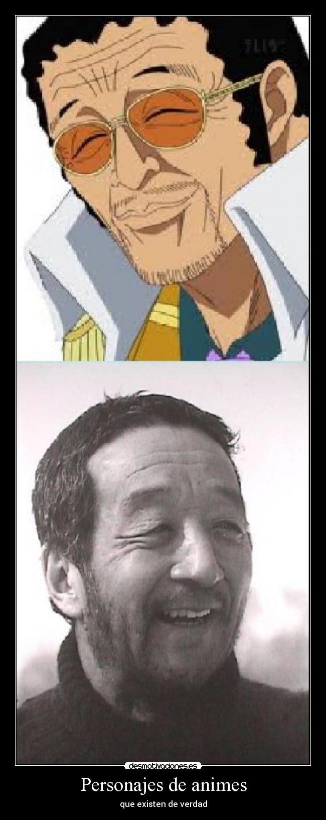 Personajes de animes - que existen de verdad