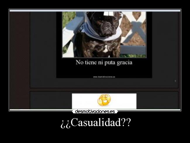 ¿¿Casualidad?? - 