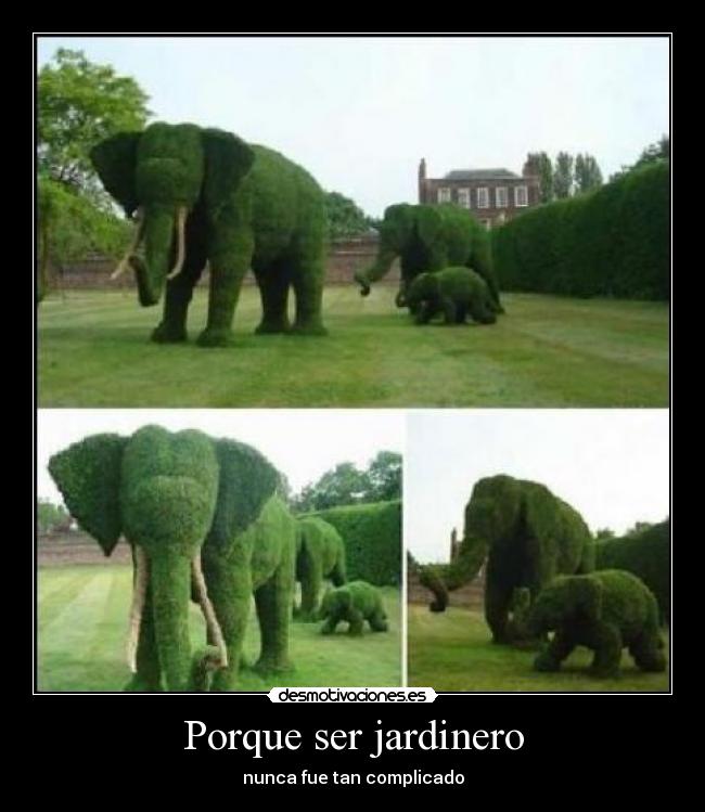 Porque ser jardinero - 