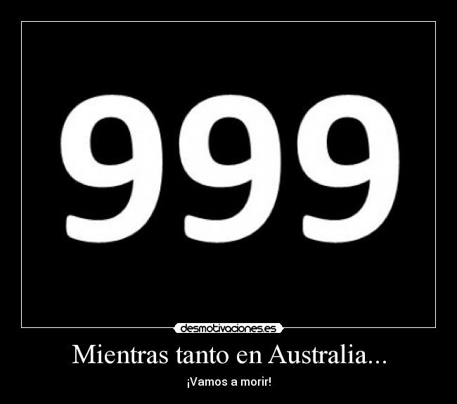 Mientras tanto en Australia... -