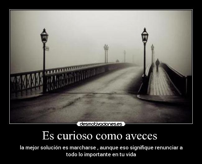 Es curioso como aveces -
